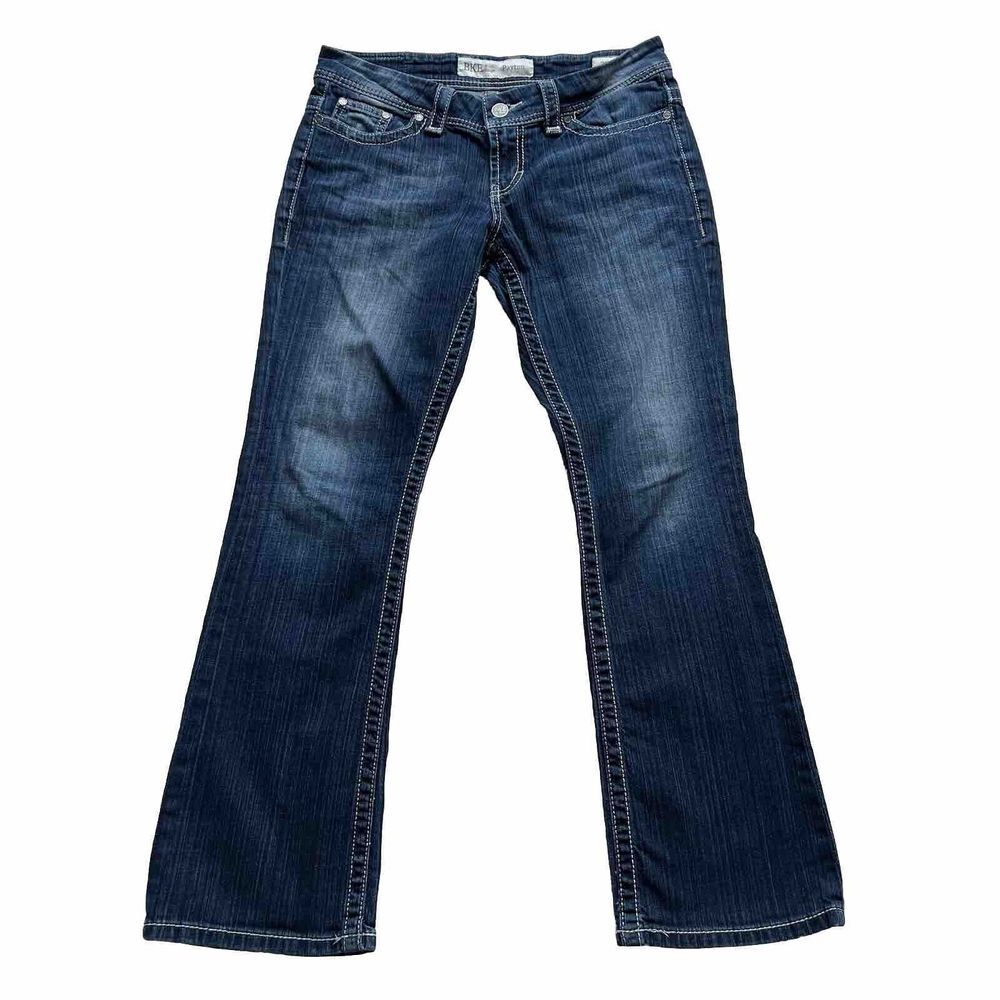 BKE Payton Boot Stretch Jean Thick Stitch Stretch Womens Size 30 R Flared